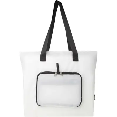 Tote bag pieghevole in PET riciclato da 12 litri EcoFold - Immagine 3
