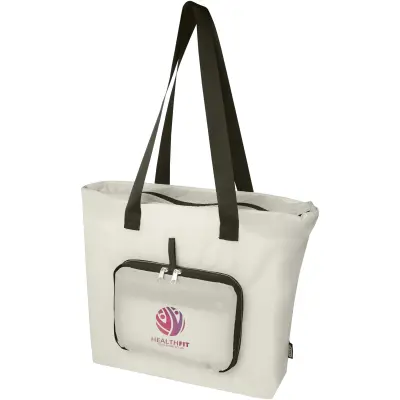 Tote bag pieghevole in PET riciclato da 12 litri EcoFold - Immagine 9