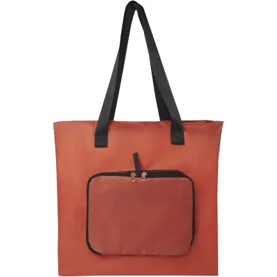 Tote bag pieghevole in PET riciclato da 12 litri EcoFold - Immagine 11