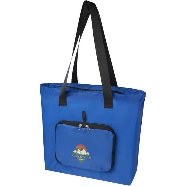 Tote bag pieghevole in PET riciclato da 12 litri EcoFold - Immagine 17