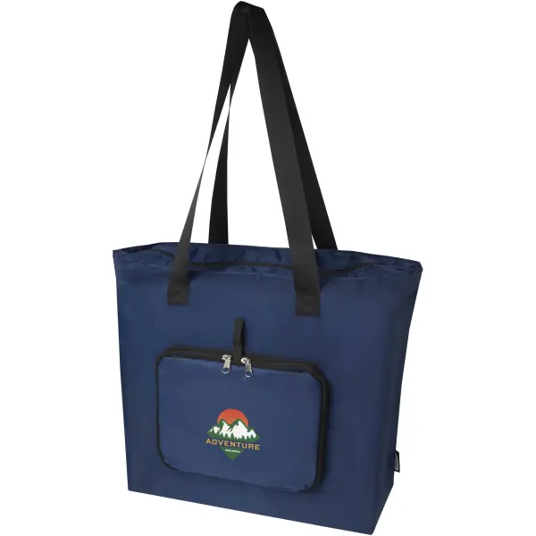 Tote bag pieghevole in PET riciclato da 12 litri EcoFold - Immagine 21