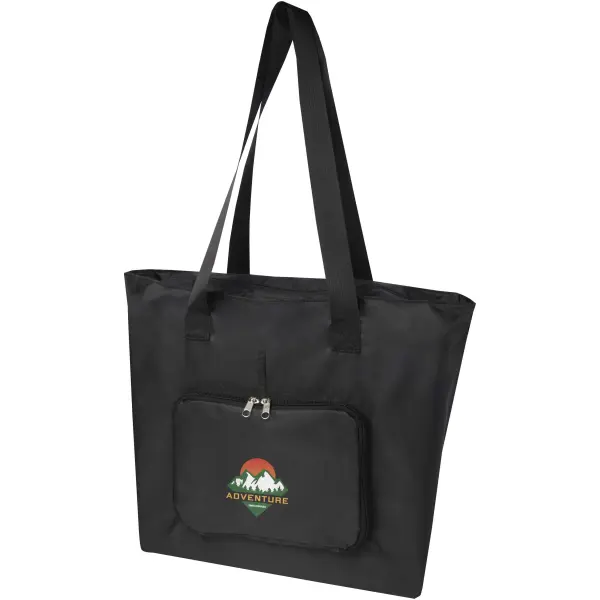 Tote bag pieghevole in PET riciclato da 12 litri EcoFold - Immagine 25