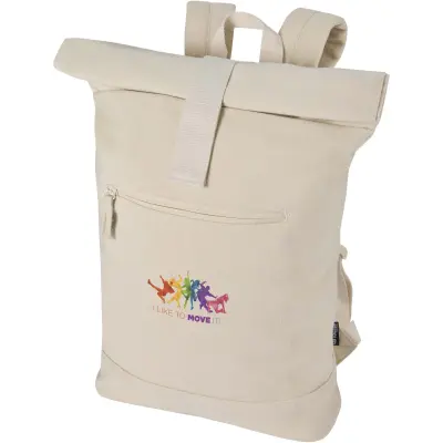 Zaino rolltop per portatile materiale riciclato 16L Recanvas - Immagine 6