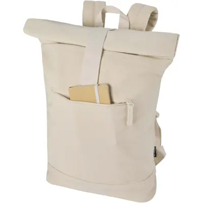 Zaino rolltop per portatile materiale riciclato 16L Recanvas - Immagine 7