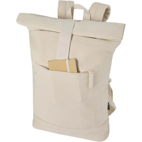 Zaino rolltop per portatile materiale riciclato 16L Recanvas - Immagine 7