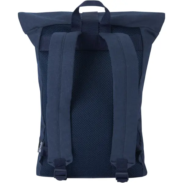 Zaino rolltop per portatile materiale riciclato 16L Recanvas - Immagine 12