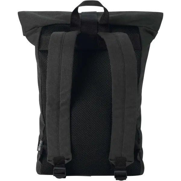 Zaino rolltop per portatile materiale riciclato 16L Recanvas - Immagine 19