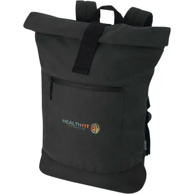 Zaino rolltop per portatile materiale riciclato 16L Recanvas - Immagine 20