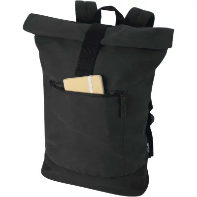 Zaino rolltop per portatile materiale riciclato 16L Recanvas - Immagine 21