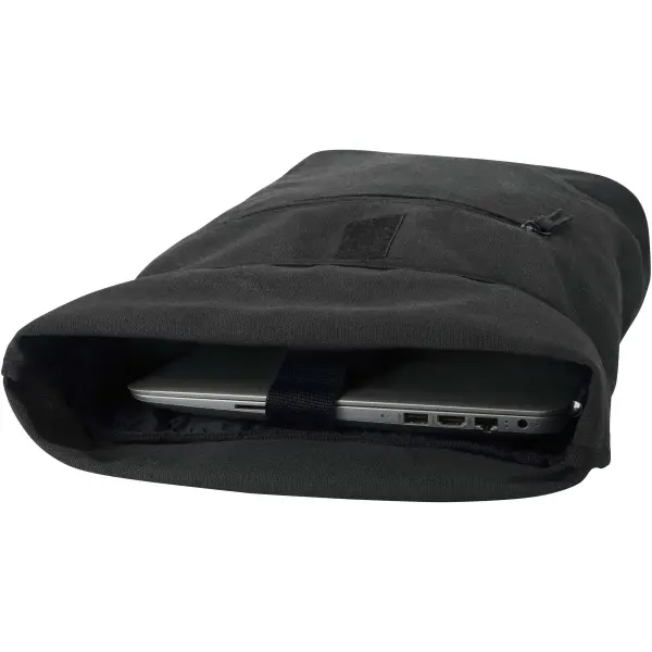 Zaino rolltop per portatile materiale riciclato 16L Recanvas - Immagine 22