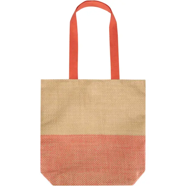 Borsa di carta paglia Rhythm 10L con stampa del tuo logo - Immagine 5