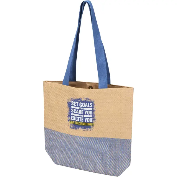 Borsa di carta paglia Rhythm 10L con stampa del tuo logo - Immagine 11