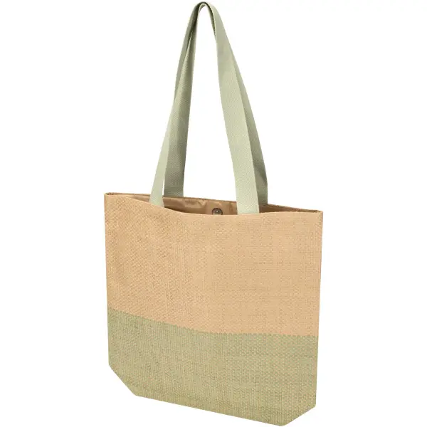 Borsa di carta paglia Rhythm 10L con stampa del tuo logo - Immagine 14