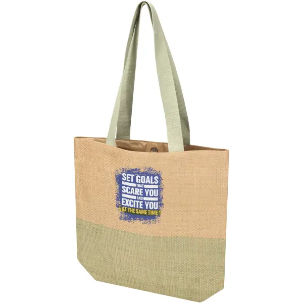 Borsa di carta paglia Rhythm 10L con stampa del tuo logo - Immagine 16