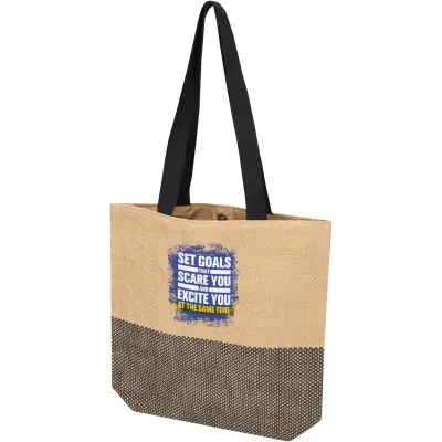 Borsa di carta paglia Rhythm 10L con stampa del tuo logo - Immagine 21