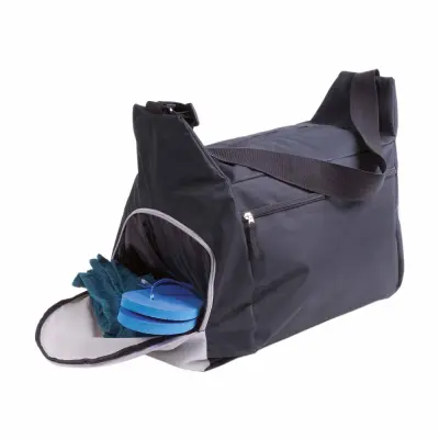 Borsone sport viaggio in poliestere 600D con tracolla - Immagine 6