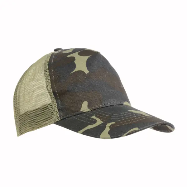 Cappellino mimetico con calotta a rete - Immagine 1