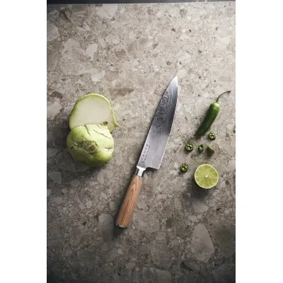 Coltello da chef personalizzabile Hattasan Damascus - Immagine 7