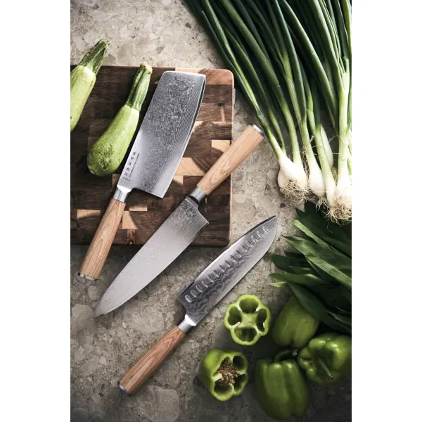 VINGA Hattasan Damascus Santoku knife - Immagine 8