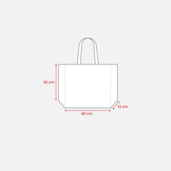 Shopper poliestere 40x35x12 AUGUSTA - Immagine 4