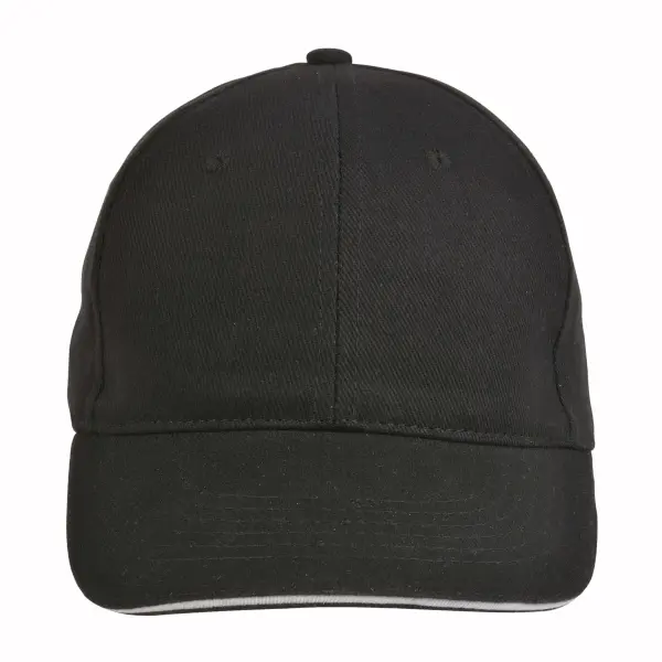 Cappellino in cotone pesante 6 pannelli + velcro - Immagine 12