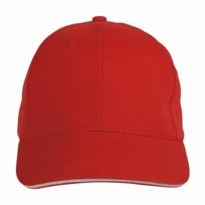Cappellino in cotone pesante 6 pannelli + velcro - Immagine 10