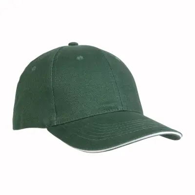 Cappellino in cotone pesante 6 pannelli + velcro - Immagine 7