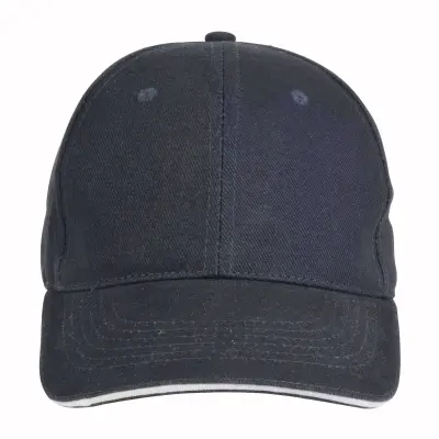 Cappellino in cotone pesante 6 pannelli + velcro - Immagine 6