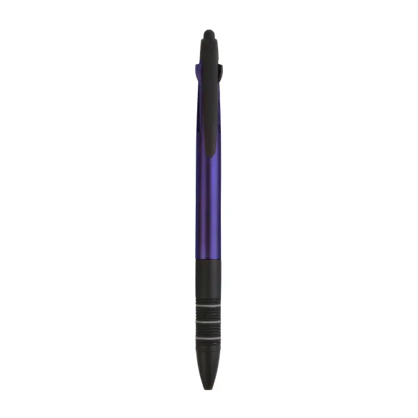 Penna a sfera con 3 colori blu rosso nero - Immagine 15