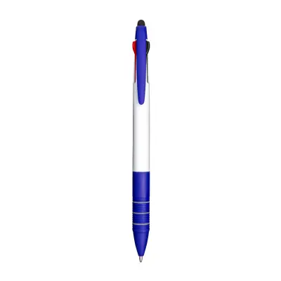 Penna a sfera con 3 colori blu rosso nero