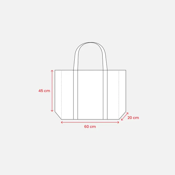 Shopper TNT 60x45x20 ELDA - Immagine 3