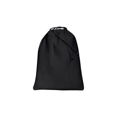 Sacchetto in cotone nero 15x20 GAIA - Immagine 2