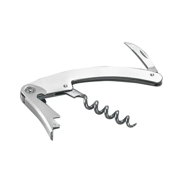 Cavatappi apribottiglie - corpo in metallo - Immagine 1