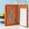 Cartella con blocco A4 EBONY promozionale con zip e tasche - Anteprima 2