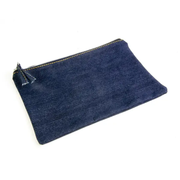 Beauty case cotone naturale 24x16 - Immagine 1