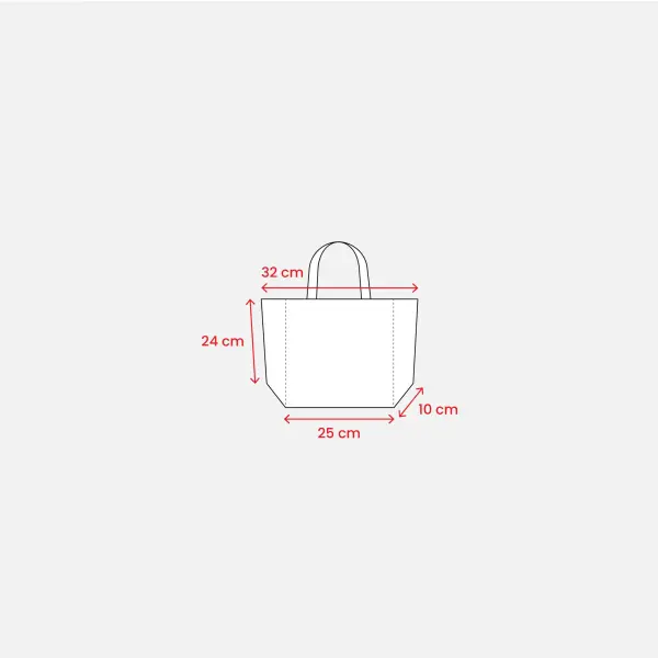 Shopper in cotone 32x24x10 ANDREINA - Immagine 4
