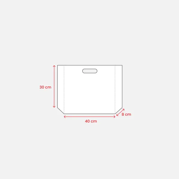 Shopper in TNT 40x30x8 IDA - Immagine 4