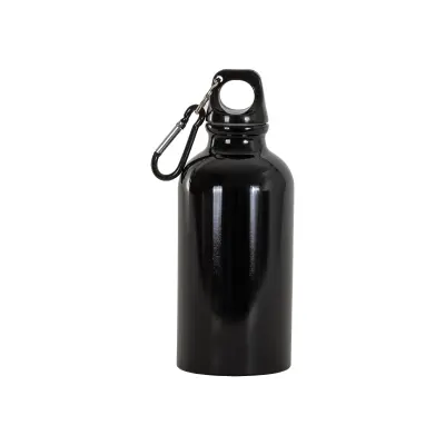 Borraccia in alluminio con moschettone 400ml - Immagine 3
