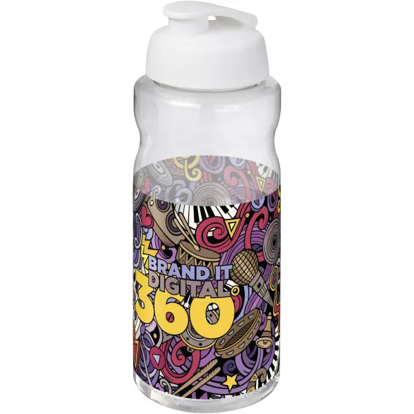 H2O Active Big Base 1 litre flip lid sport bottle - Immagine 4