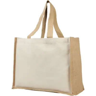 Shopper in iuta e canvas 320gr 23L Varai - Immagine 4