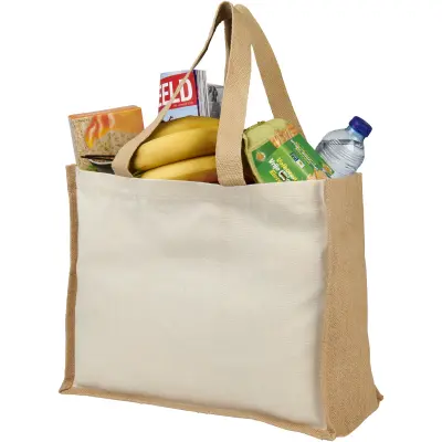 Shopper in iuta e canvas 320gr 23L Varai - Immagine 8