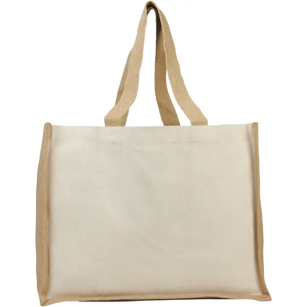 Shopper in iuta e canvas 320gr 23L Varai - Immagine 5