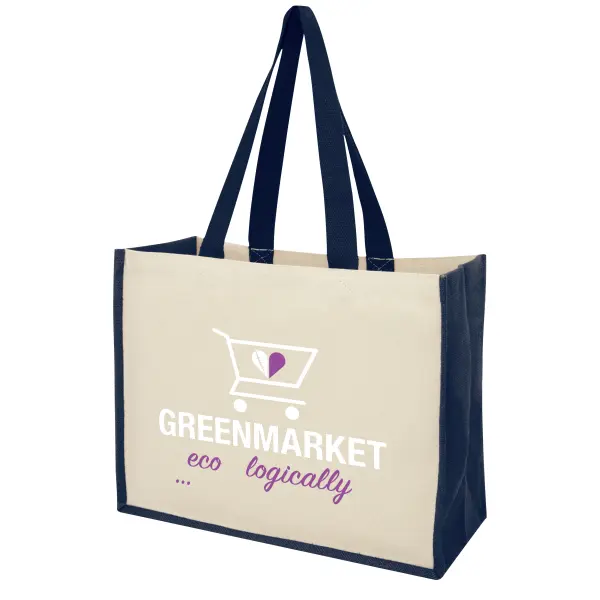 Shopper in iuta e canvas 320gr 23L Varai - Immagine 18
