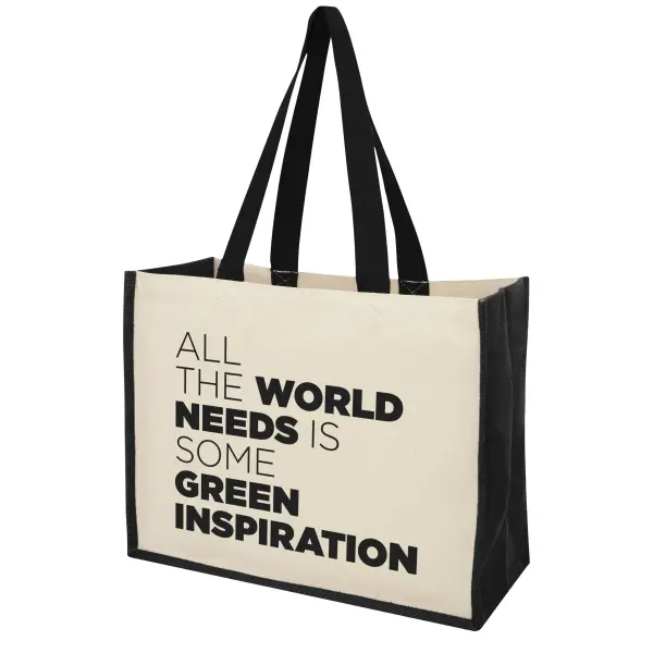 Shopper in iuta e canvas 320gr 23L Varai - Immagine 22