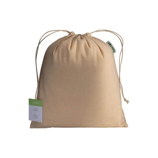 Sacchetto regalo in cotone organico 25x30 - Immagine 2