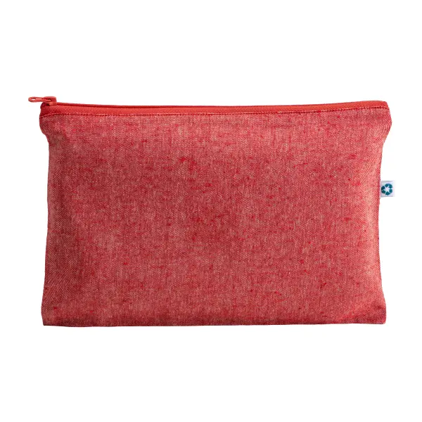 Beauty case in cotone riciclato con zip - Immagine 4