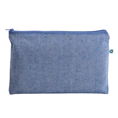 Beauty case in cotone riciclato con zip - Immagine 3