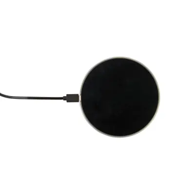 Base di ricarica senza fili con luce led incisione laser - Immagine 2