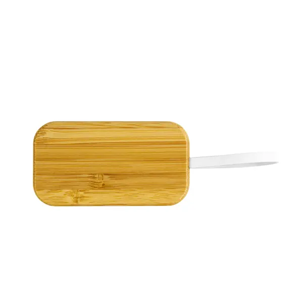 Auricolari bluetooth scatola di ricarica in bamboo - Immagine 2