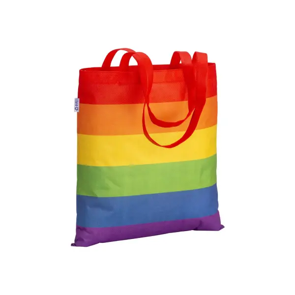Shopper arcobaleno rPET 38x42 FABRIZIA - Immagine 1